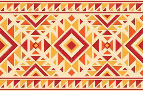 American native pattern. american indigenous pattern. Design for indigenous.. Stock Illustration
