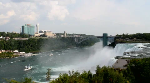 American Niagara Falls Video stock 47249617