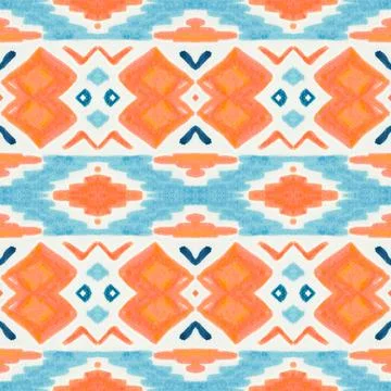 American pattern. Seamless ethnic background. 스톡 일러스트