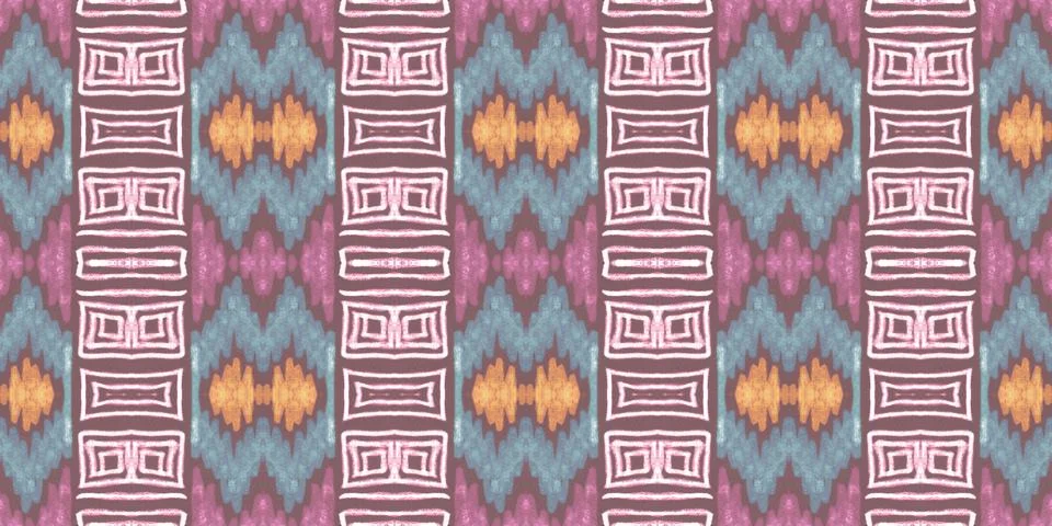 American pattern. Seamless ethnic background. Stock Illustration