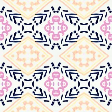 American pattern. Seamless ethnic background. Stock Illustration