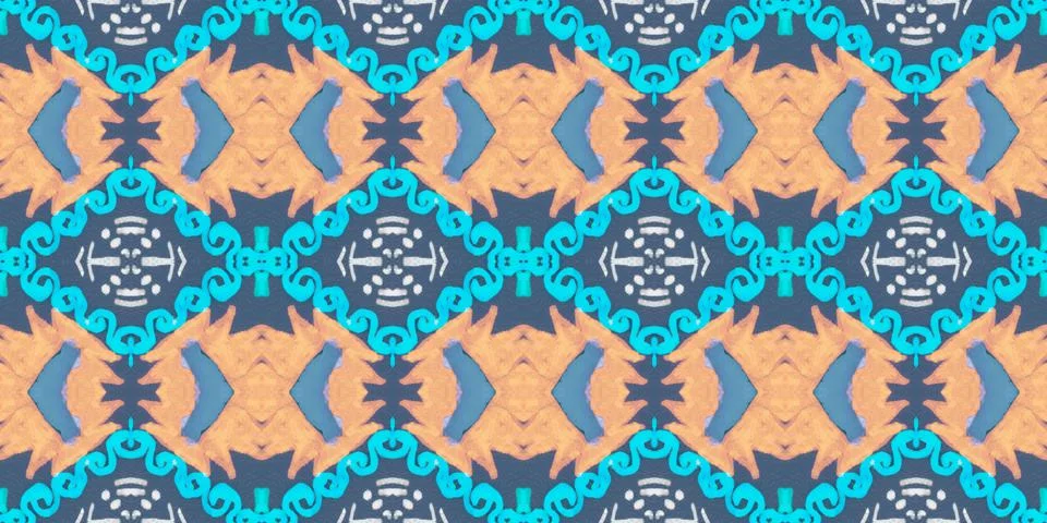 American pattern. Seamless ethnic background. Stock Illustration