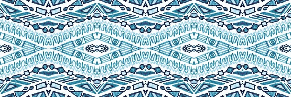 American pattern. Seamless ethnic background. Illustrazione stock