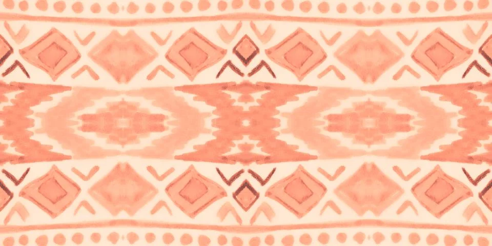 American pattern. Seamless ethnic background. Stock Illustration