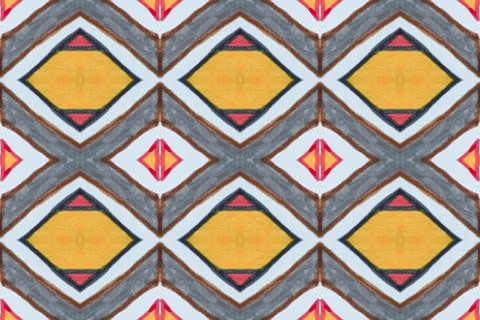 American pattern. Seamless ethnic background. Stock Illustration