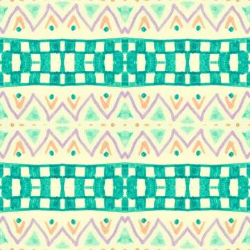 American pattern. Seamless ethnic background. Stock Illustration