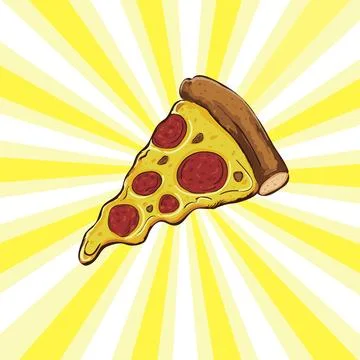 American pizza. Stock Illustration