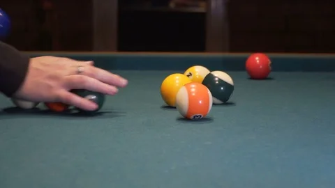 American Pool, creating billiard pyramid Видео 83663636