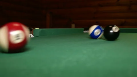 American pool. Stock Footage 165072564