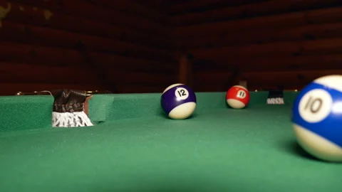 American pool. Stock Footage 165073287