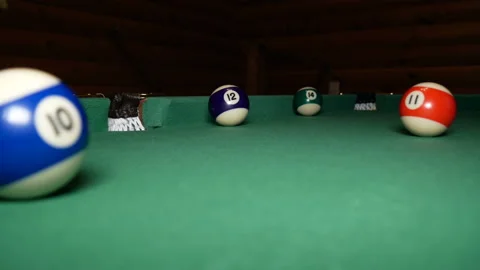 American pool. Stock Footage 165073344