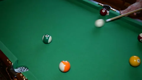 American pool. Stock Footage 166468530