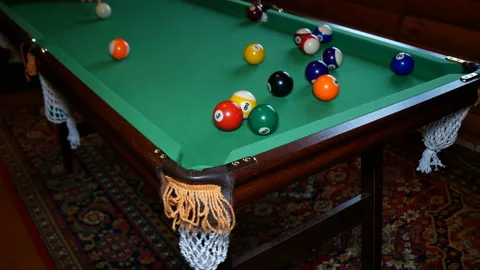 American pool. Stock Footage 166468570