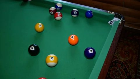 American pool. Stock Footage 166468609