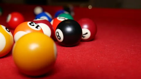 American pool. Stock Footage 167833743