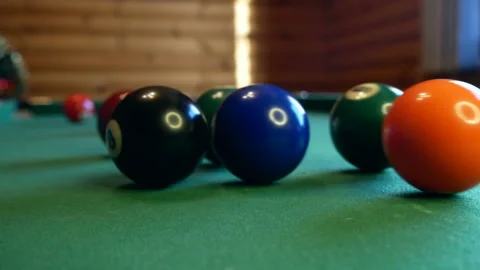 American pool. Stock Footage 167834519