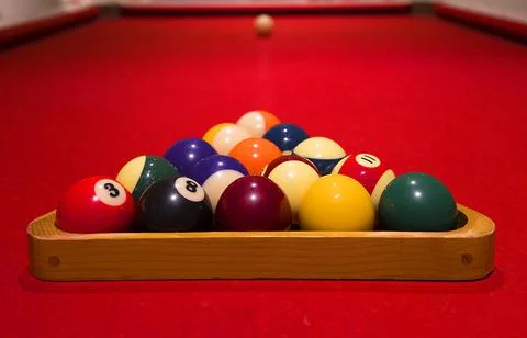 American pool table, Florence Stock Photos