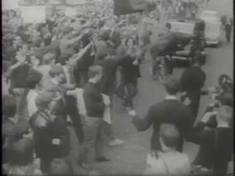 American protesters Stock Footage 123797917