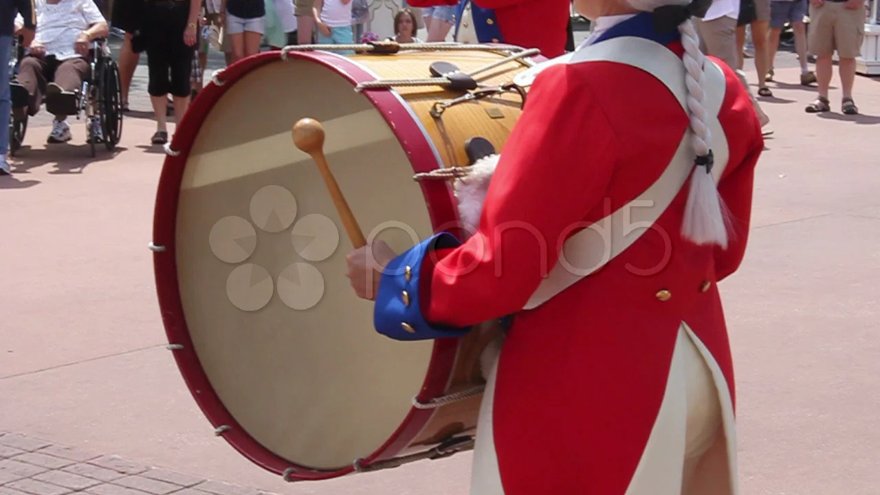 American Revolutionary War Drummer Boy Stock Video Pond5