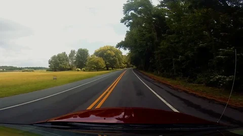 American road timelapse Stock Footage 76360033