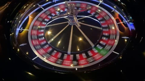 American roulette wheel Stock-Footage 81904513