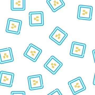 American socket vector seamless pattern Stock Illustration