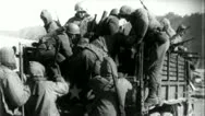 American Soldiers Troop Combat Transport Korean War Vintage Military Film  Stock Footage