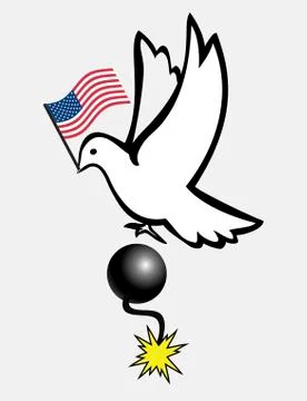 The American tariff strategy Illustrazione stock
