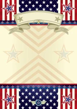 American theme Stockillustratie