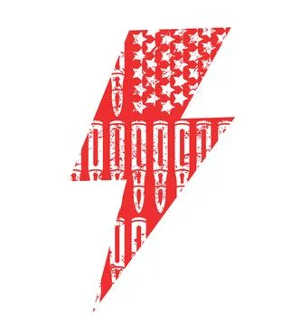 American thunder Illustrazione stock