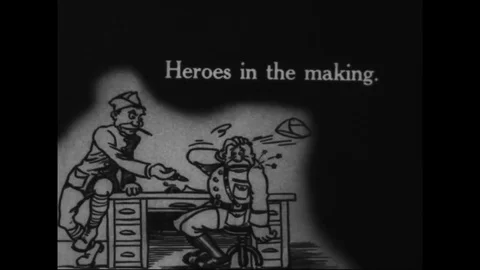 American troops train to fight in World War One. Video stock 74814382