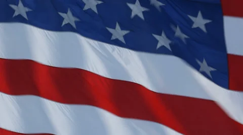 AMERICAN US FLAG WAVING Stock Footage 35401521