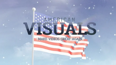 American Visuals National Flag Opener Stock After Effects