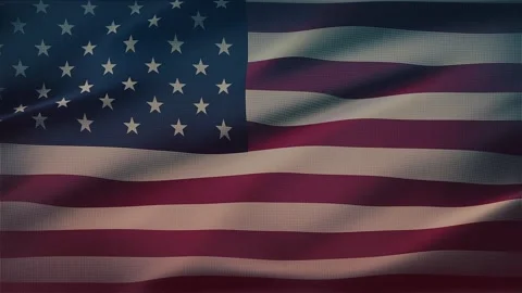 American Waving Flag Independence Day 4Th Of July Stock Footage 277945341
