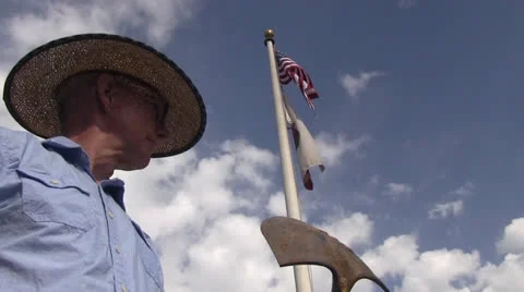 American Worker, Farmer, tools Stock Footage 23091211
