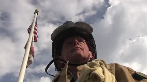 American Worker, Fireman 스톡 동영상 23091947