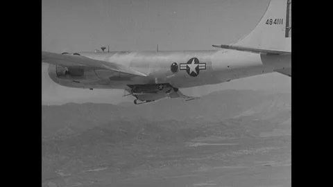 Americans test bombers and Jets Stock Footage 103376575