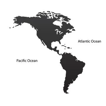 The Americas Stock Illustration