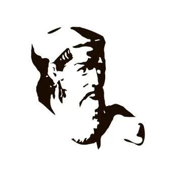 Amerigo Vespucci. vector portrait Stock Illustration