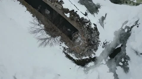 Ames Point Winter Video stock 233474377