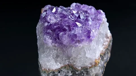 Amethyst Close Up.  Stock Footage 152490077