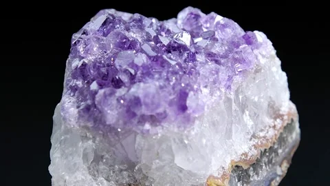 Amethyst Close Up.  Stock Footage 152492311