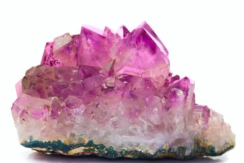 Amethyst  crystal  gem Stock Photos