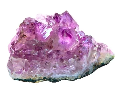 Amethyst crystal  gem Stock Photos