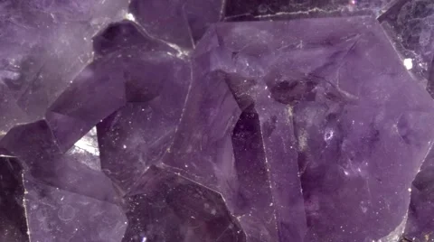 Amethyst crystals Stock Footage 52350850