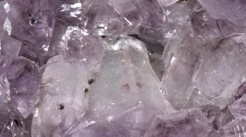 Amethyst crystals Stock Footage 52350961