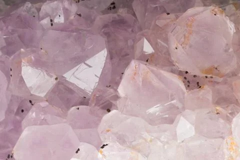 Amethyst crystals Stock Photos