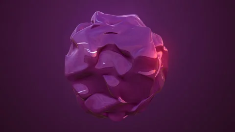 Amethyst crystals on pink background Видео 239303518