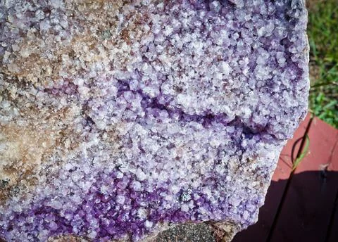 Amethyst druse Stock Photos