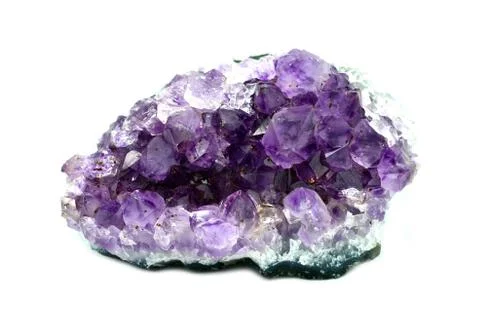 Amethyst Druzy Foto stock